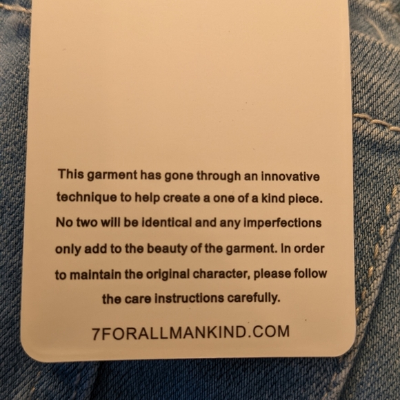 7 FOR ALL MANKIND GIRLS 2T 2 PIECE DENIM JUMPER SET SOFT STRETCHY NWT 💖 - Picture 7 of 7